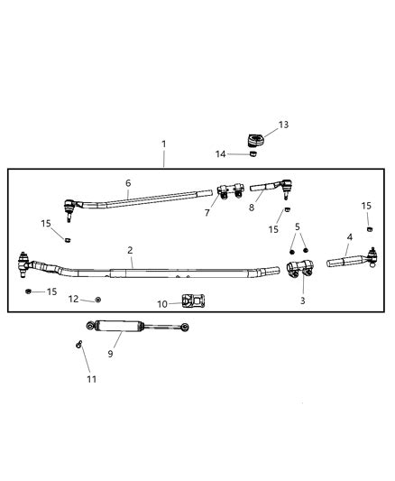 Ab Genuine Mopar Package Drag Link Outer