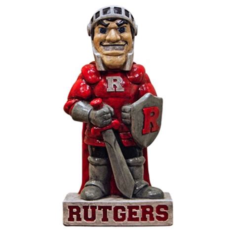 Rutgers Scarlet Knights 21.5" Scarlet Knight Stone Mascot Collegiate ...