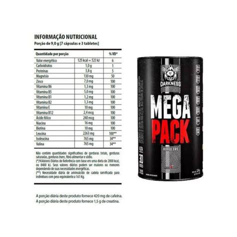 MEGA PACK HARDCORE Darkness BH Suplementos