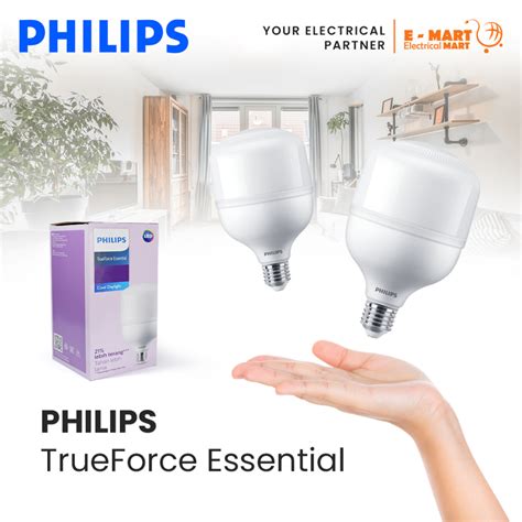 Jual Lampu Led Philips Trueforce Ess 20w 25w 35w 45w Watt Putih Cdl E27 Tforce Essential Bulb