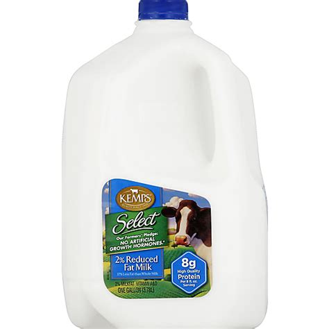 Kemps Select 2 Reduced Fat Milk 1 Gal Jug Casey S Foods