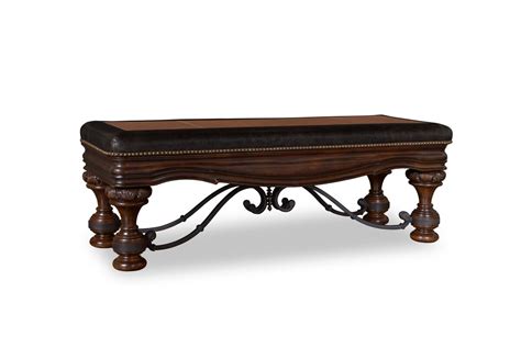 valencia storage bed bench  art furniture  trade furniture