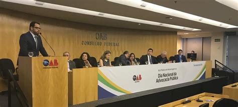 Em Ato Na Oab Presidente Da Anafe Defende Uni O Para O Fortalecimento