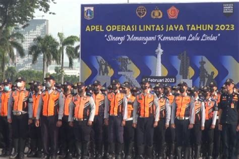 Operasi Lintas Jaya 2023 Dimulai 1 500 Petugas Gabungan Disebar Tindak