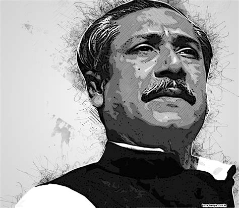 Sheikh Mujibur Rahman Portrait Behance