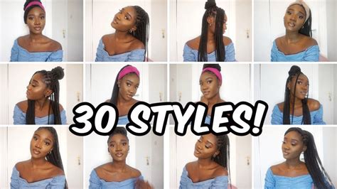 Ways To Style Knotless Box Braids Quick Easy Beginner Friendly