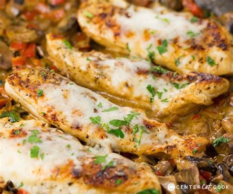 One Skillet Cheesy Italian Chicken Recipe