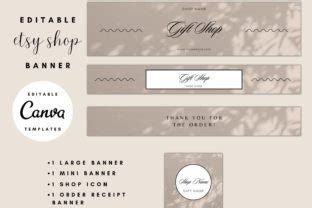 Minimalist Elegant Etsy Shop Banner Graphic By Magika Templates