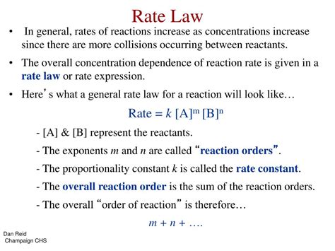 Ppt Chemical Kinetics Lecture Notes Edited By John Reif From Ppt