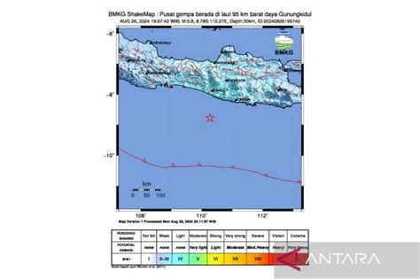 Bmkg Catat Dua Gempa Susulan Dipicu Dari Aktivitas Megathrust Di Diy