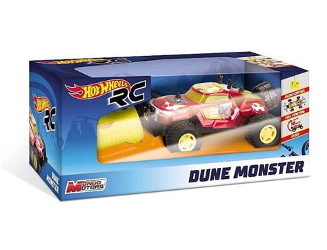 Hot Wheels Samochód zdalnie sterowany RC Dune Monster Terrain Storm czerwony 63682 Sklep z