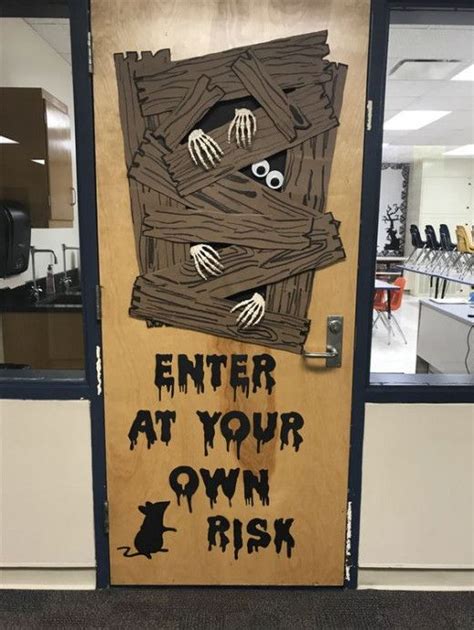 Diy Halloween Classroom Door Decorations Halloween Classroom Door