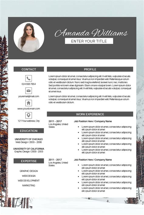 Linkedin Resume Template Word