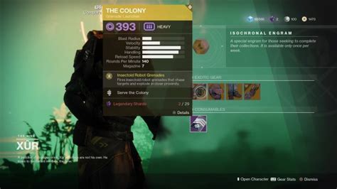 Destiny 2 Xur Location Where Is Xur Today And What Is He Selling