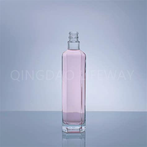 Customized Super Flint Glass Clear Bottle For Tequila Whiskey Vodka Gin Tequila Mezcal Spirit