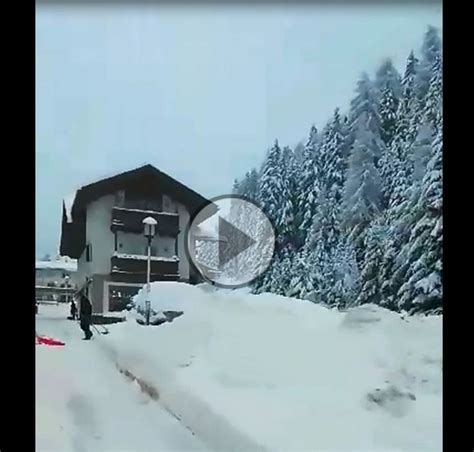 Meteo Cronaca DIRETTA VIDEO Selva Di Val Gardena BZ Guardate Quanta