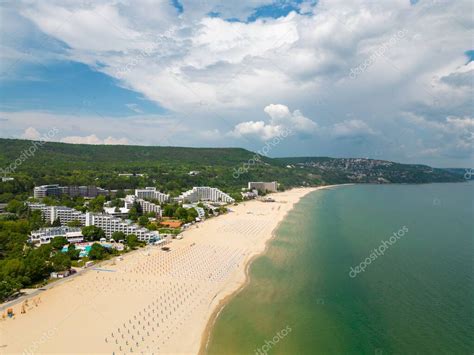 Vista A Rea De La Ciudad B Lgara De Albena Se Desarrolla A Lo Largo De