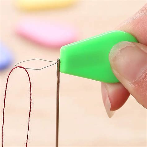 Colorful Bow Wire Stitch Insert Machines Plastic Embroidery Needle ...