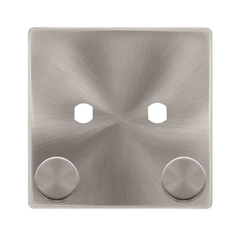 Click Definity Complete Brushed Stainless Gang Unfurnished Dimmer