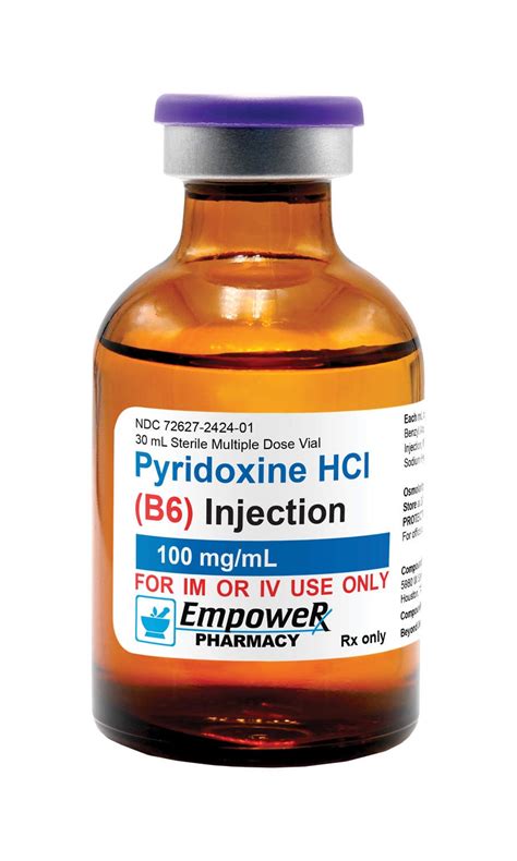 Pyridoxine Hydrochloride Injection Usp