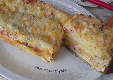 Pastel De Patata Con Jam N Cocido Receta De M E T R M Elena Cookpad