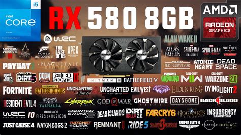 Rx 580 8gb Test In 60 Games In 2023 Youtube