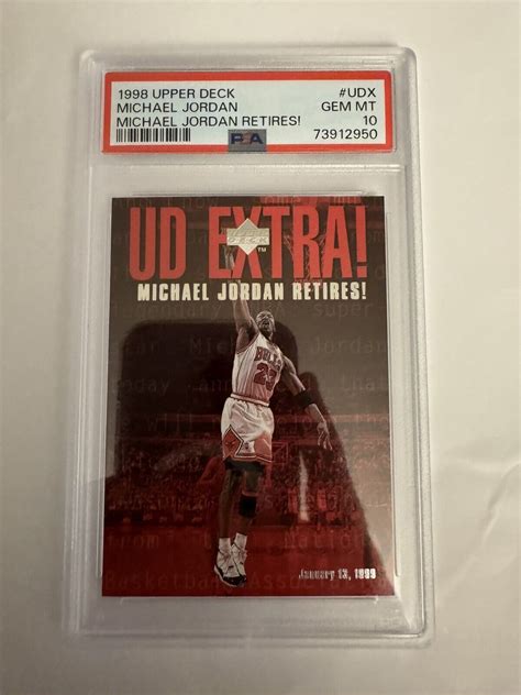 Michael Jordan Upper Deck Udx Ud Extra Price Guide Sports Card