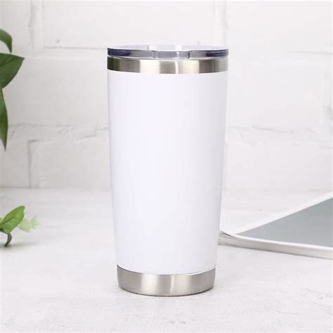 GOURDE BIDON WHITE 591ml Tasse Thermique En Acier Inoxydable Thermos