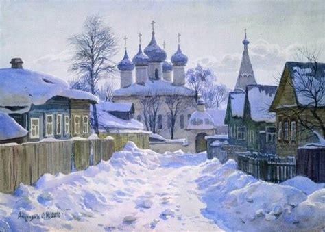 . Russian Painting, Russian Art, Dotted Drawings, Countryside Paintings ...