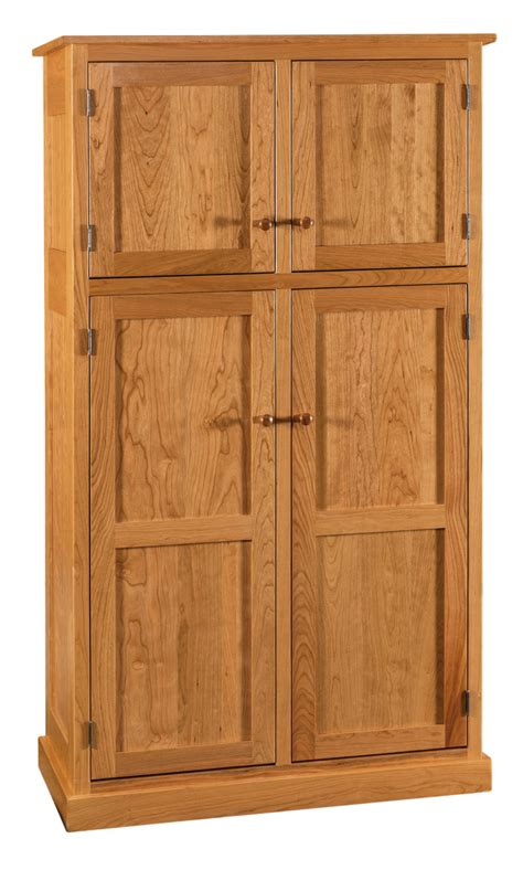 Broadmore Mission Pantry Amish Solid Wood Pantries Kvadro Furniture