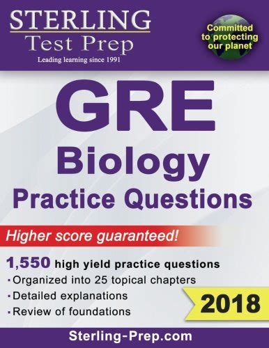 [pdf] Get Sterling Test Prep Gre Biology Practice Questions High Yiel