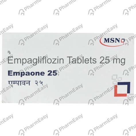 Buy Empaone 25 Mg Tablet 10 Online At Flat 15 Off Pharmeasy