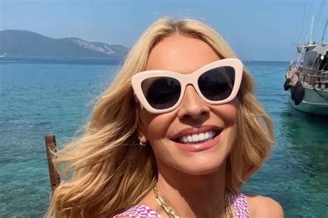 Tess Daly Declares Touched Down As She Shares Gorgeous Bikini Snap After Personal Vernon Kay