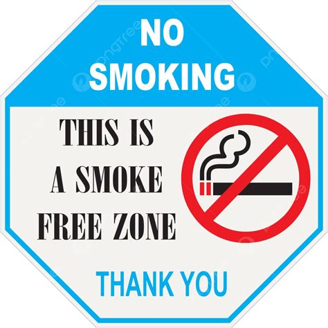 This Is Smoke Free Zone Smoke Free Caution Notice Vector Smoke Free