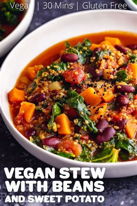 This Hearty Vegan Stew Is Packed With Sweet Potato Beans And Quinoa To