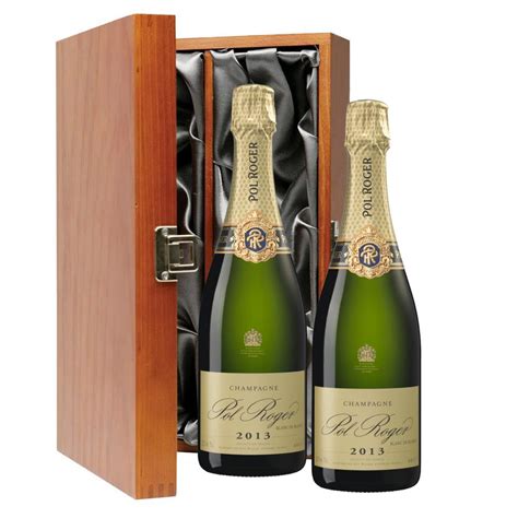 Pol Roger Blanc De Blancs Vintage Twin Luxury Gift Boxed X Cl