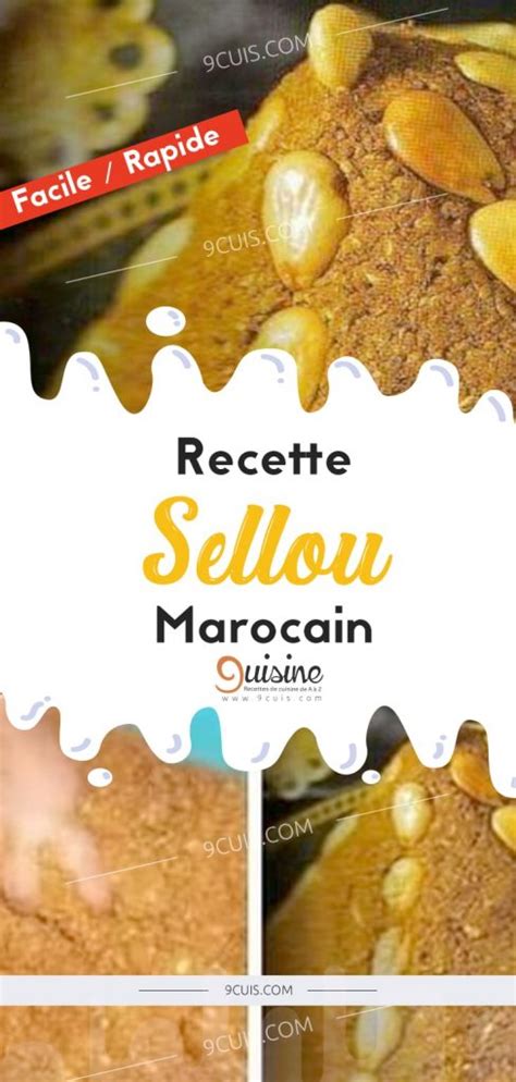 Recette Sellou Marocain Facile Rapide