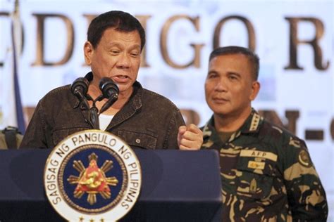 Duterte Congratulates New Afp Chief Año Offers Post To Visaya