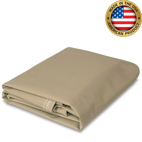 18 oz. Super Vinyl Tarp - Tan - 20' x 20' | TarpsPlus