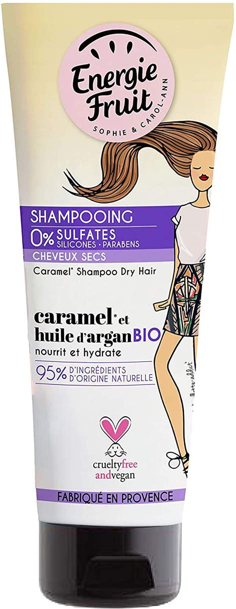 Energie Fruit Shampooing Sans Sulfate Cheveux Secs Caramel Huile D