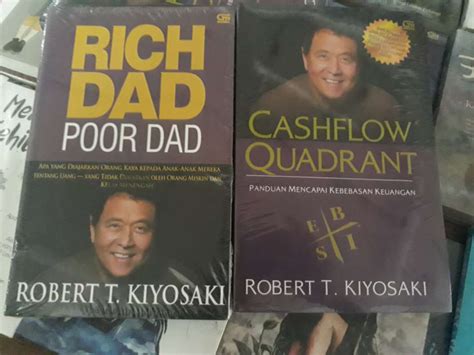 Promo 2 Buku Terbaru Robert T Kiyosaki Rich Dad Poor Dad And Cashflow