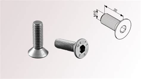 Va V A Iso Din Werkstoff A Senkschrauben Mit