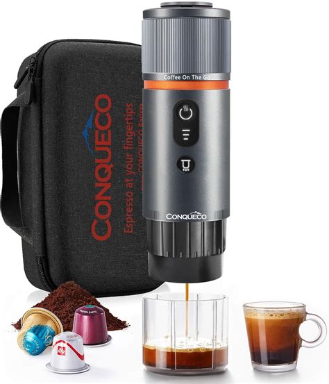 Amazon Conqueco Portable Espresso Coffee Machine V Electric