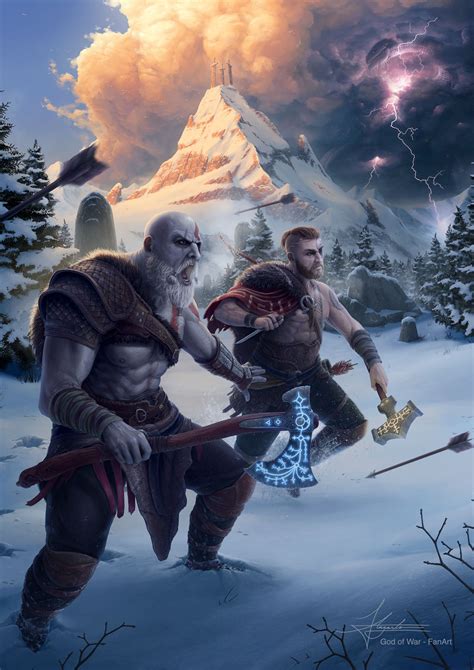 God of War Fan Art - You're ready, Boy! by F-B-S-Augusto on DeviantArt