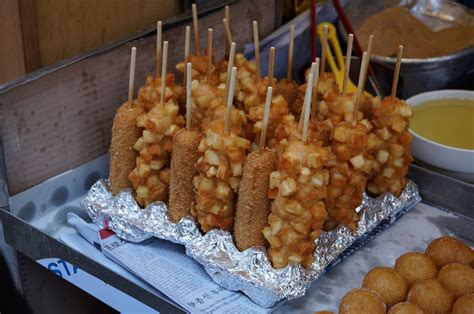 Korean Street Food Corndog With French Fries Just Saw This On Man Vs