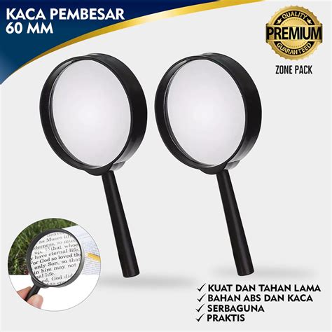 Jual Kaca Pembesar 60 Mm Loupe Magnifying Glass Lup Kaca Pembesar