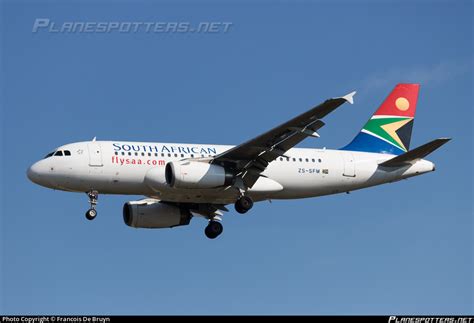 Zs Sfm South African Airways Airbus A Photo By Francois De Bruyn