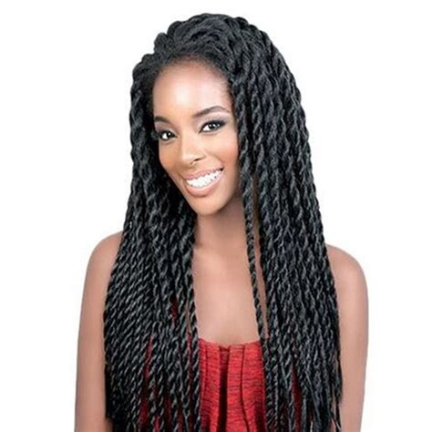 Inch Senegalese Twist Hair Lace Front Wig Synthetic Braid Wig For