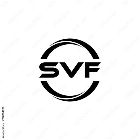 svf letter logo design  white background  illustrator cube logo