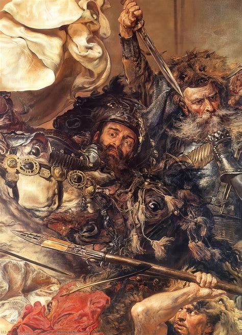 Oil Painting Replica Battle Of Grunwald Detail By Jan